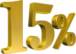 15%